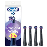 M&S Oral-B iO Radiant White Black Replacement Brush Heads- Buy online at McGrocer