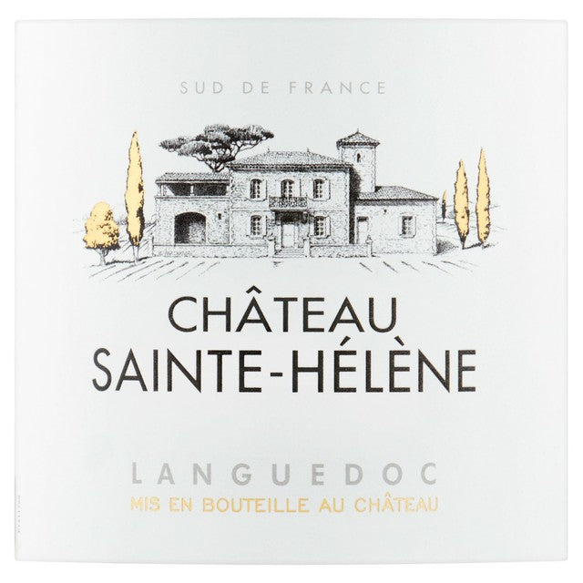 Chateau Sainte-Helene Languedoc red wine 2018 75cl - British product