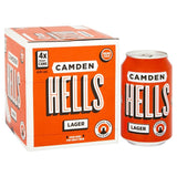 Bière Camden Hells Lager en canettes (4 x 330 ml)