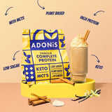Adonis keto protein shake vanilla bag, imported from the UK