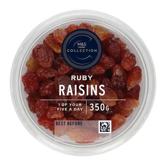 M&S Ruby Raisins dried fruit, imported from the UK
