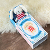 Rex International mini bunny soft toy 11.5cm tall, imported from the UK