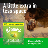 Kleenex Balsam extra large compact pocket tissues, UK version