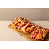 Ole & Steen strawberry and white chocolate pastry slice, imported from the UK