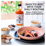 OSU Raw Apple Cider Vinegar with The Mother Apple Juice Blend 500ml, imported from the UK