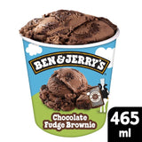 Ben & Jerry's chocolate fudge brownie ice cream tub 465ml - British product
