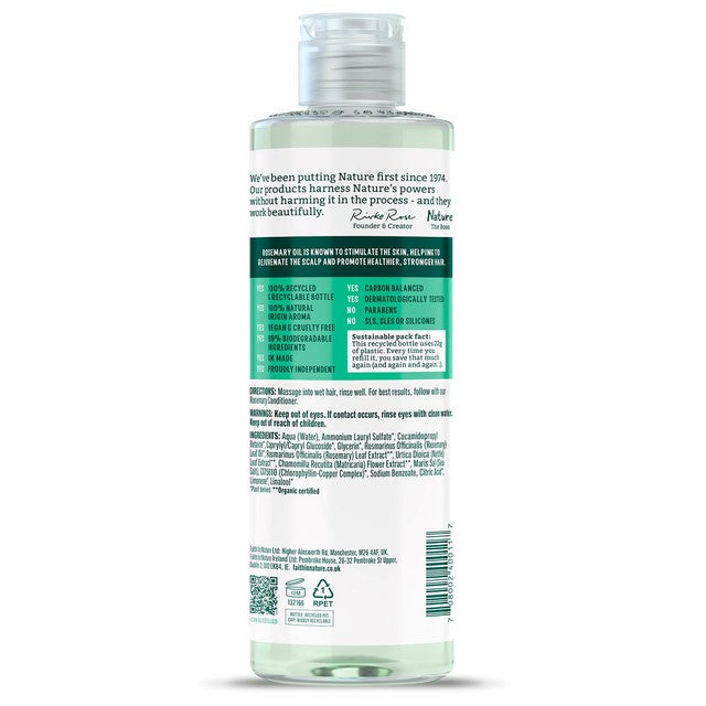 Faith in Nature rosemary shampoo 400ml - British product