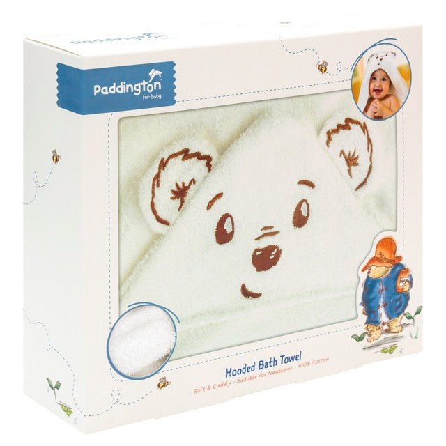 Kokomo Paddington Bear Hooded Towel 75x75cm, imported from the UK