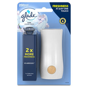 Glade Touch & Fresh Clean Linen Air Freshener Holder and Refill 10ml