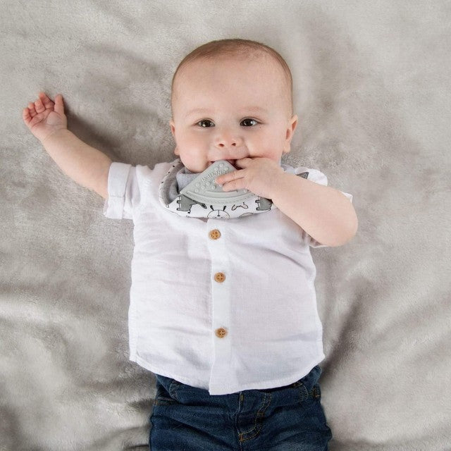Cheeky Chompers Neckerchew Panda Pals teething bib one size - British product