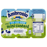 Ambrosia Mini Reduced Sugar Custard Pots 6x55g - British product