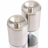 M&S Stainless Steel Salt and Pepper Mills, imported from the UK