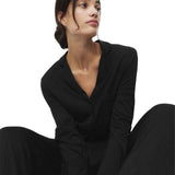 M&S Women's Cotton Modal Revere Pyjama Set L, imported from the UK