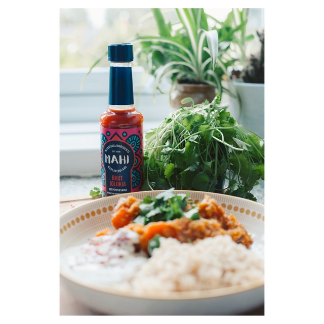 Mahi Bhut Jolokia hot sauce 165ml, imported from the UK