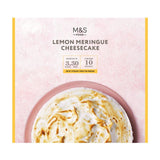 M&S lemon meringue cheesecake 1.1kg, imported from the UK