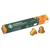Starbucks caramel coffee capsules 10 pack (British brand)