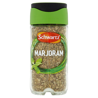 Schwartz Majoran Glas Getrocknetes Kraut 8g