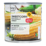 M&S M&S Sweetcorn in Water Canned Vegetable 326g- Buy online at McGrocer