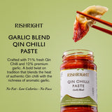 Rishright garlic blend Qin chilli paste, UK version