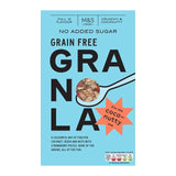 M&S no added sugar grain free granola, imported from the UK