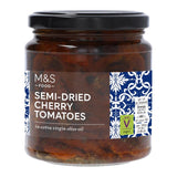 M&S semi dried cherry tomatoes 280g jar, imported from the UK