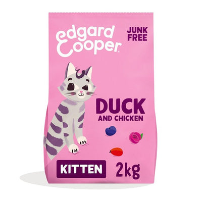 M&S Edgard & Cooper Kitten Duck Chicken Dry Cat Food 2kg- Buy online at McGrocer