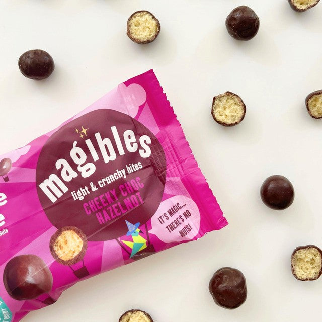 Creative Nature Magibles hazelnut flavoured chocolate cereal balls 30g - British product