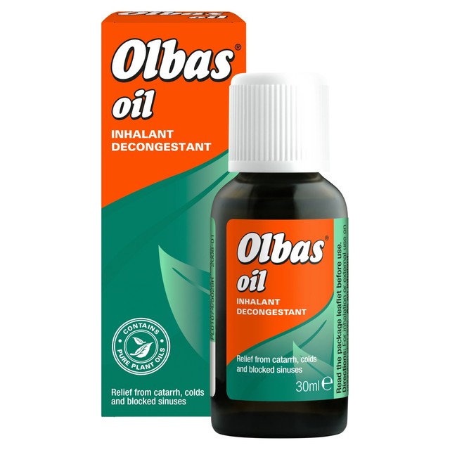 Olbas Inhalant Decongestant Oil 30ml, imported from the UK