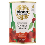 Biona organic red kidney beans in chilli sauce 400g - British product