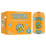 Beavertown Cosmic Drop Tropical lager 4x330ml, imported from the UK