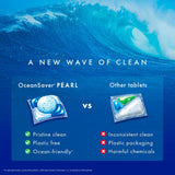 OceanSaver Pearl All in One dishwasher tablets 50 pack, imported from the UK