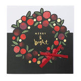 Habitat Luxury Merry Bright Wreath 5pk