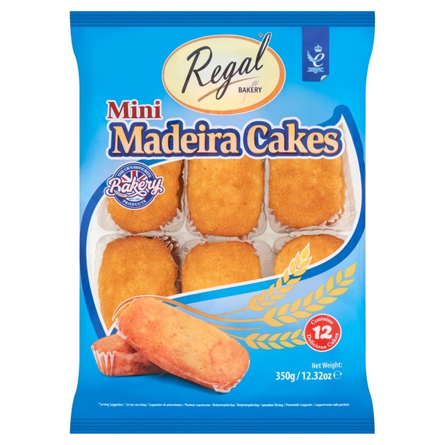Regal Mini Madeira Cakes 350g, imported from the UK