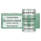 M&S Fever-Tree Light Elderflower Tonic Water 8 x 150ml Cans- Buy online at McGrocer