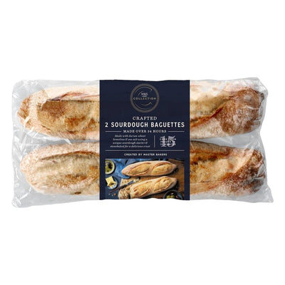 M&S Sourdough Baguettes Frozen 2 Pack
