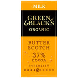 M&S Green & Black's Organic Butterscotch Milk Chocolate Bar 90g- Buy online at McGrocer