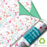 M&S Deva Designs Unicorns Gift Wrap Sheets Gift Wrapping Paper 2 Sheets- Buy online at McGrocer