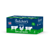 Butcher's tripe loaf dog food tins mixed flavours 6 x 400g - British product