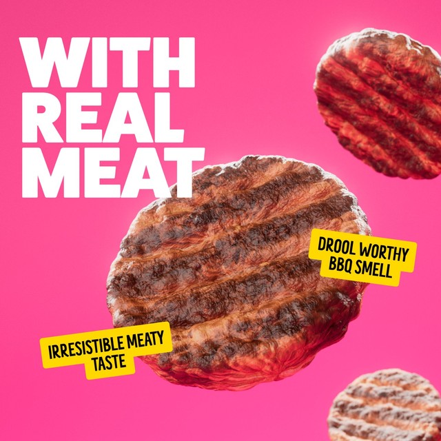 Bonkers BBQ beef burger dog treats 85g, imported from the UK