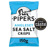 M&S Pipers Anglesey Sea Salt Sharing Bag Potato Crisps 150g- Buy online at McGrocer