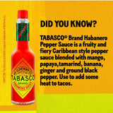 Tabasco Extra Hot Habanero Pepper Sauce 60ml (British brand)