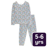 M&S Ditsy Pyjamas for ages 5-6 in ivory, imported from the UK