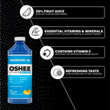Oshee Vitamin Water Magnesium lemon-orange drink 555ml, imported from the UK