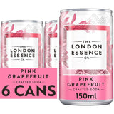 M&S London Essence Co. Pink Grapefruit Crafted Soda 6 x 150ml- Buy online at McGrocer