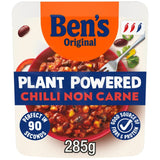 M&S Ben's Original Plant Powered Vegan Chili Non Carne Ready Meal 285g- Buy online at McGrocer