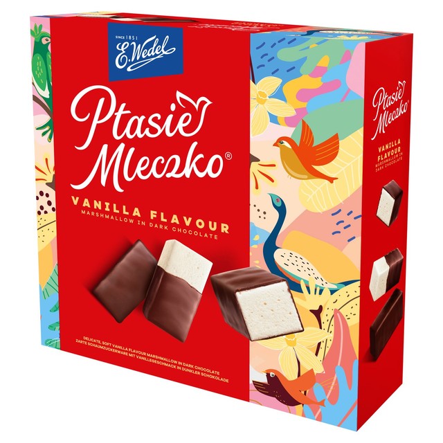Wedel Vanilla Marshmallow Coated in Dark Chocolate 340g (British brand)