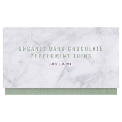M&S Daylesford Organic Dark Chocolate Peppermint Thins 75g- Buy online at McGrocer