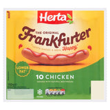 Herta Chicken Frankfurters Hot Dogs 350g, UK version