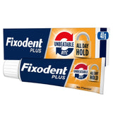 M&S Fixodent Plus Unbeatable Bite Flavour Free Denture Adhesive Cream 40g- Buy online at McGrocer