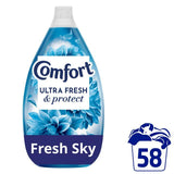 Comfort Ultra Fresh Protect Fresh Sky Fabric Conditioner 58 washes 870ml